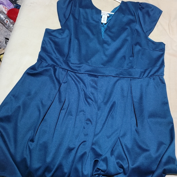 Blue midi dress - Picture 2 of 2